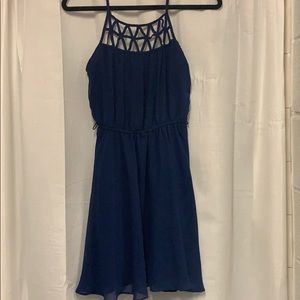 Navy Blue Party Dress